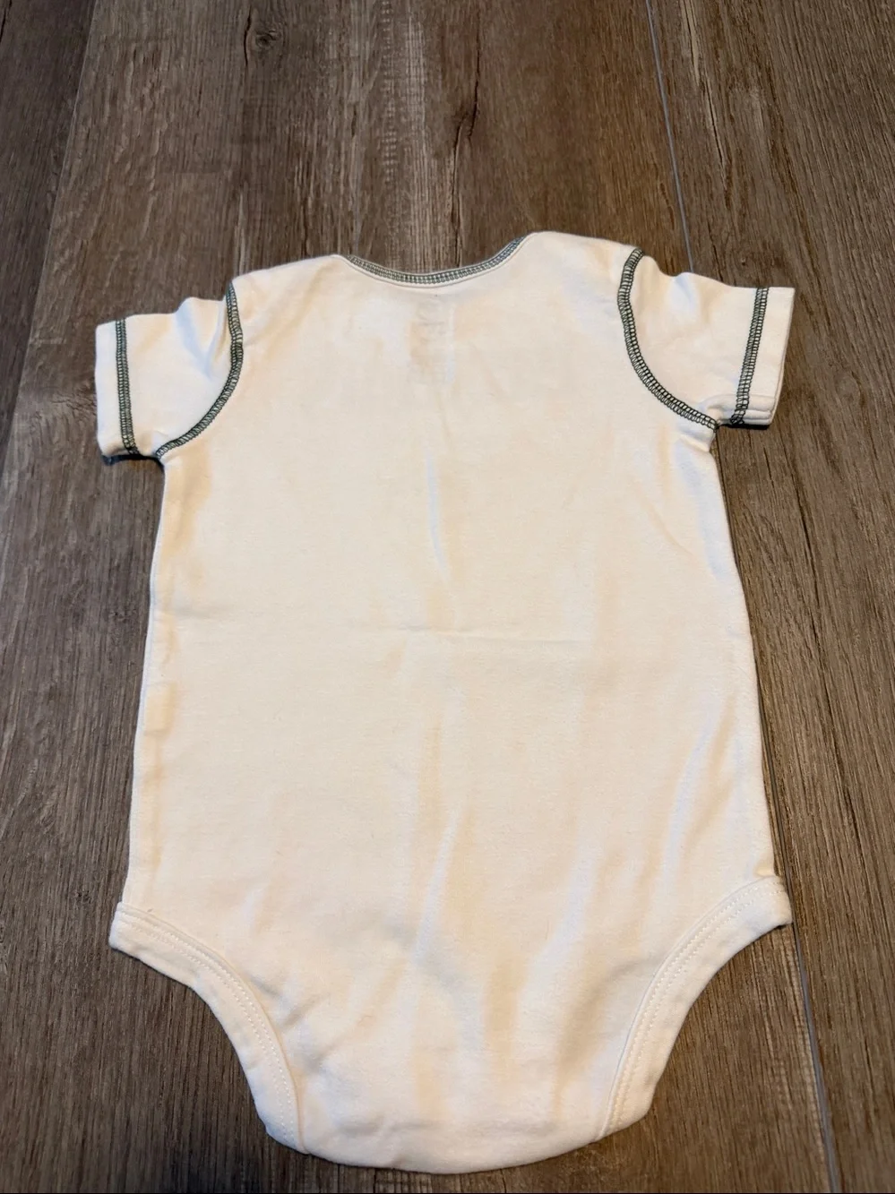 NFL Green Bay Packers White Baby One-Piece with Green & Gold Logo